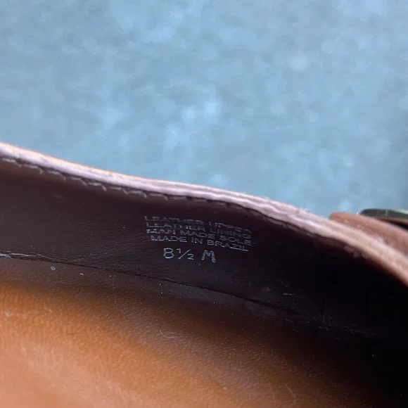 Tory Burch Leopard Print Flats with Gold Accents - Picture 5 of 10